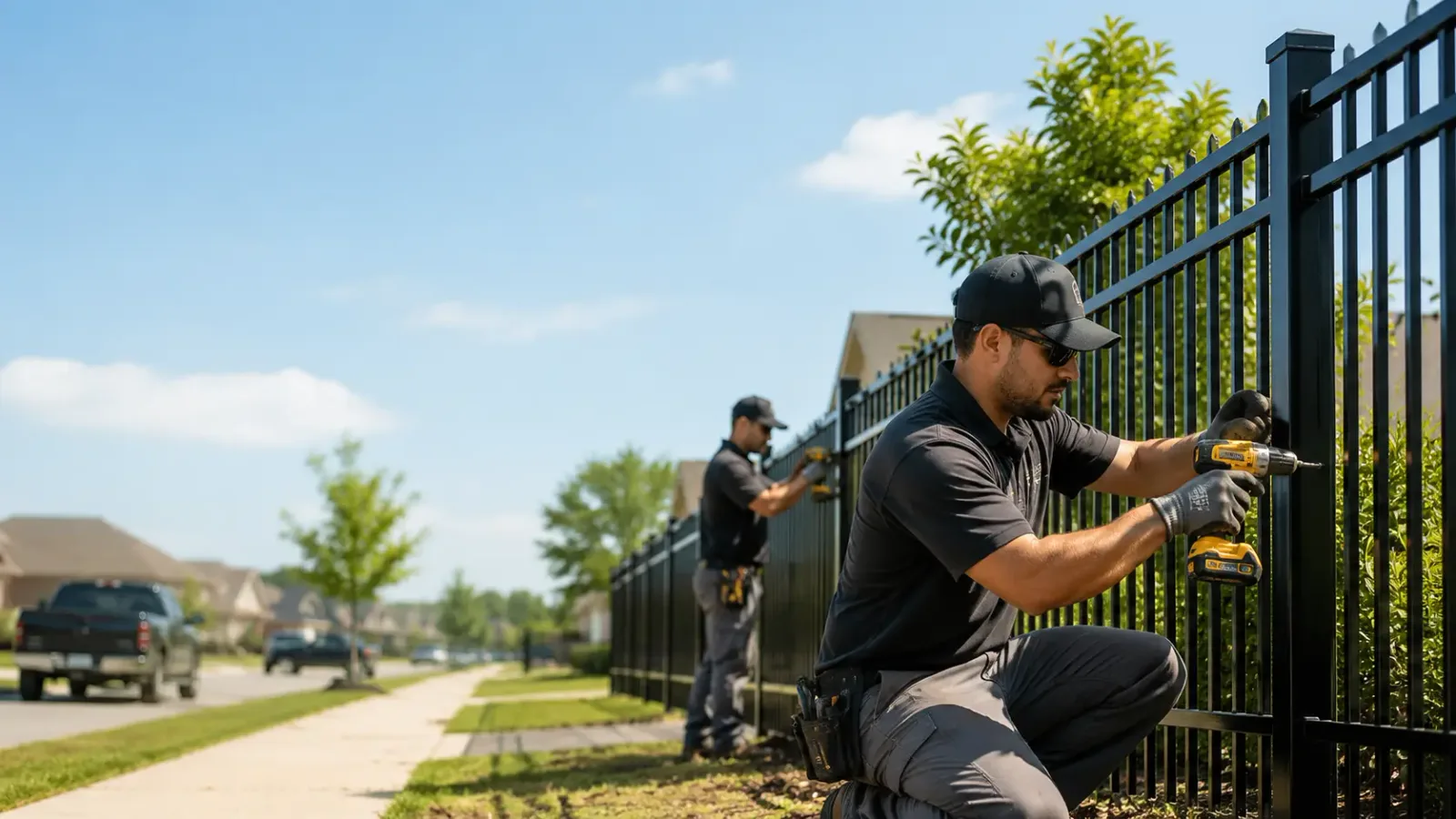 Metal Fence Installation in Burgess, VA